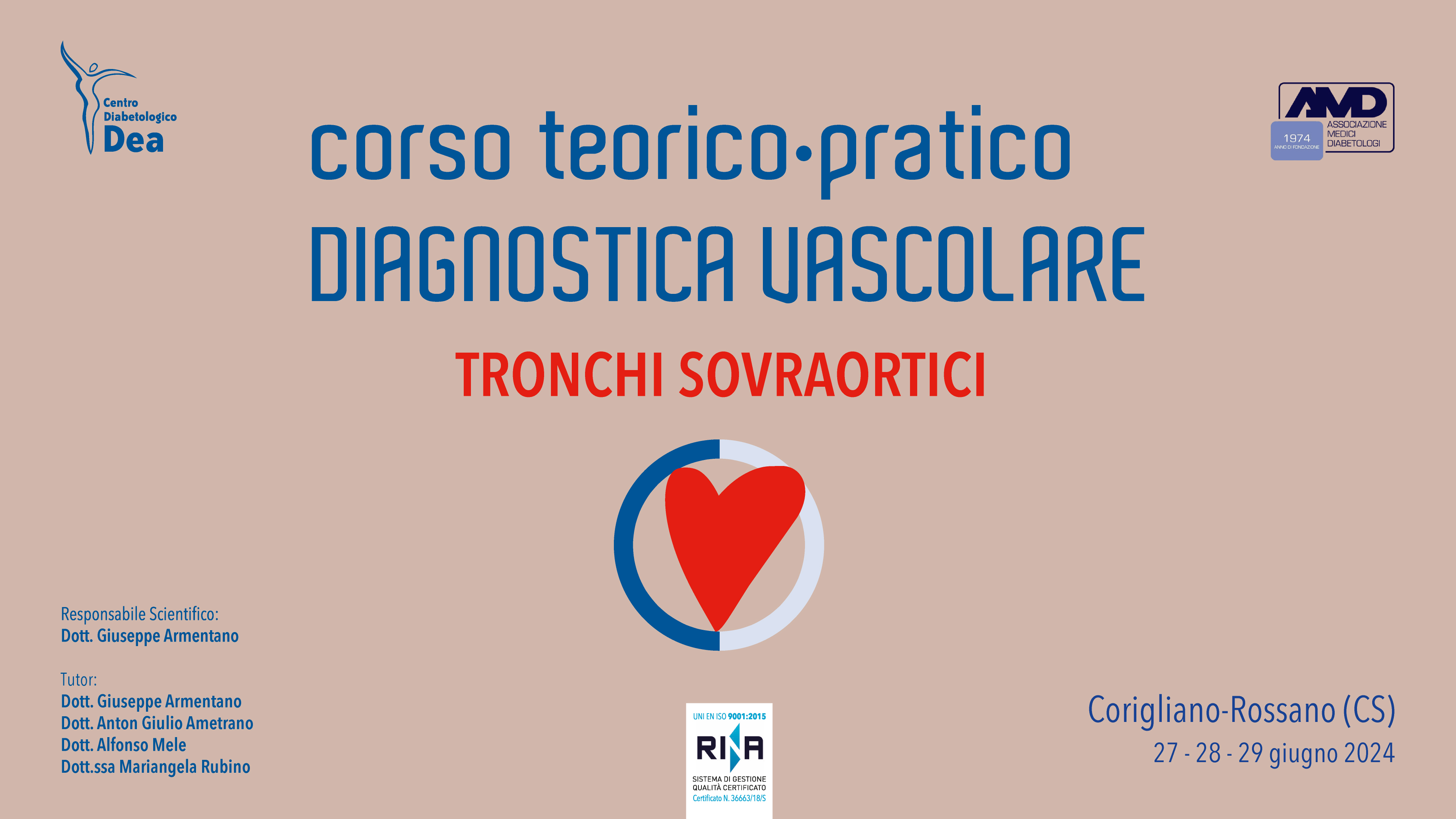 Corso teorico-pratico diagnostica vascolare