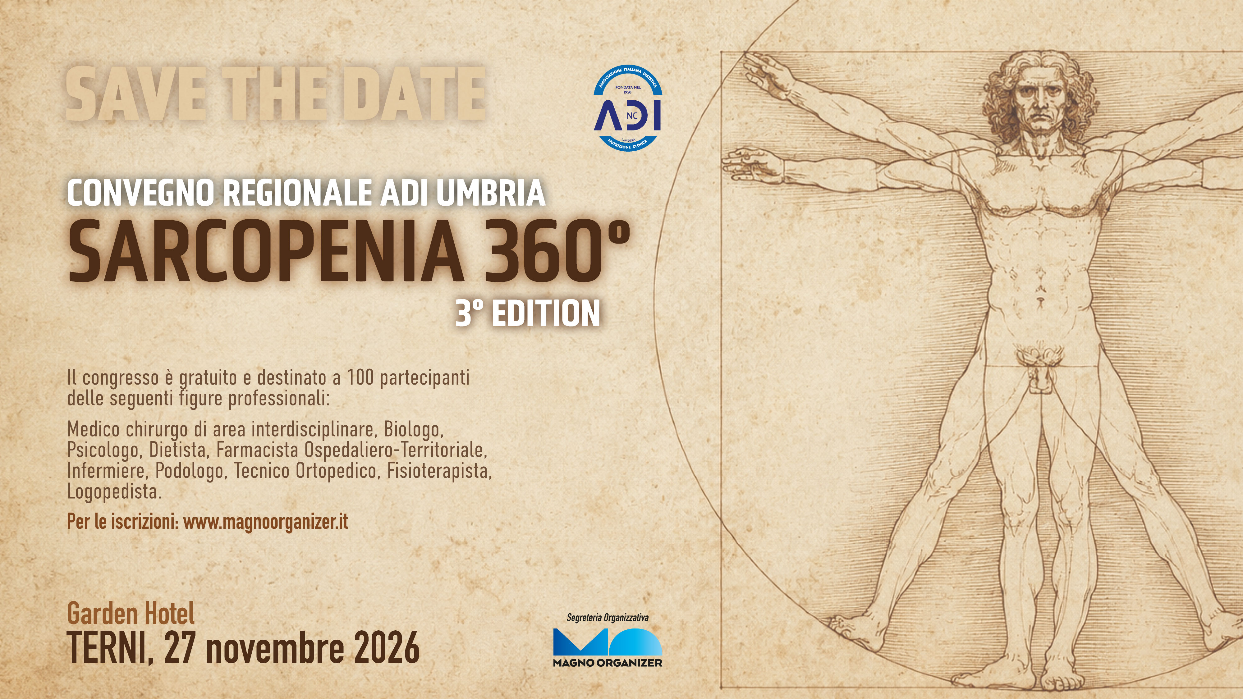 Congresso regionale ADI Umbria - Sarcopenia 360° 3rd edition